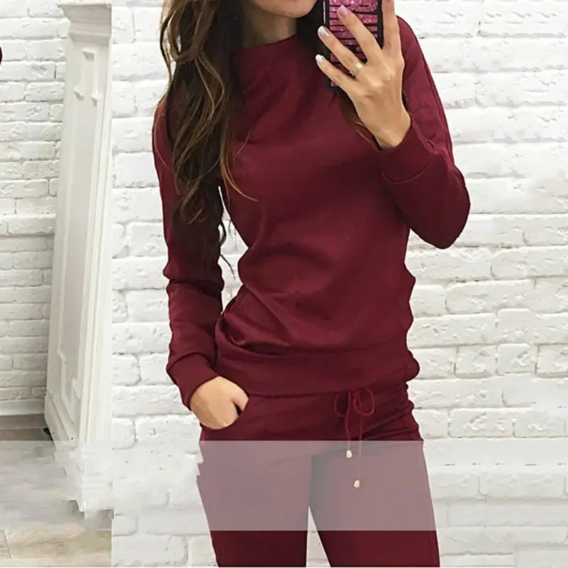 Women Breathable Running Sportswear Autumn Full Lenght Workout Tracksuits Solid Color Long Sleeve Cotton Sports Suit
Women Breathable Running Sportswear Autumn Full Lenght Workout Tracksuits Solid Color Long Sleeve Cotton Sports Suit
