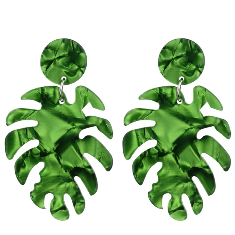 1Pair Summer Refreshing Leaves Acetate Plate Earrings Ladies Europe And The United States Personalized Earrings Holiday Jewelry
1Pair Summer Refreshing Leaves Acetate Plate Earrings Ladies Europe And The United States Personalized Earrings Holiday Jewelry
