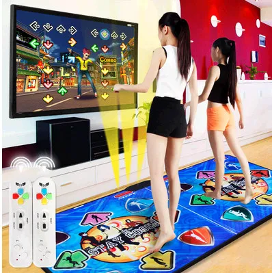 HOT 2016 new KL English menu 11 mm thickness double dance pad Non-Slip Pad yoga mat remote controller sense game for PC & TV
HOT 2016 new KL English menu 11 mm thickness double dance pad Non-Slip Pad yoga mat remote controller sense game for PC & TV