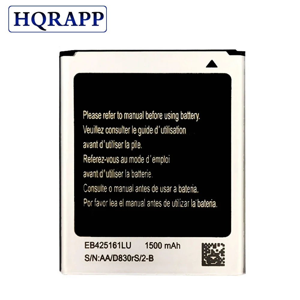 EB425161LU Gold Battery For Galaxy S3 SIII MINI I699 S7562 S9920 I8190 I8160 S7560 J1 Mini J1Mini J105H J106H
EB425161LU Gold Battery For Galaxy S3 SIII MINI I699 S7562 S9920 I8190 I8160 S7560 J1 Mini J1Mini J105H J106H