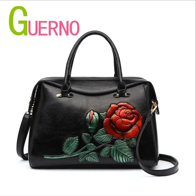 Женская сумка GUERNO с объемной розой в китайском стиле 2019 | Багаж и сумки