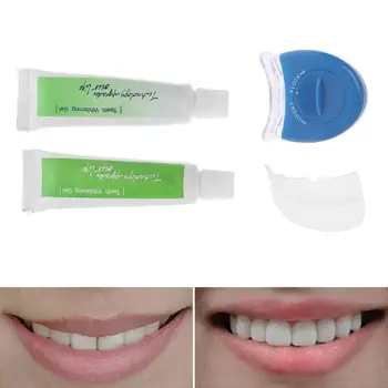 1 Set Cool White Light Tooth Whitener Kit 2 Whitening Gels & Tooth Tray Dental Care With User Manual
1 Set Cool White Light Tooth Whitener Kit 2 Whitening Gels & Tooth Tray Dental Care With User Manual