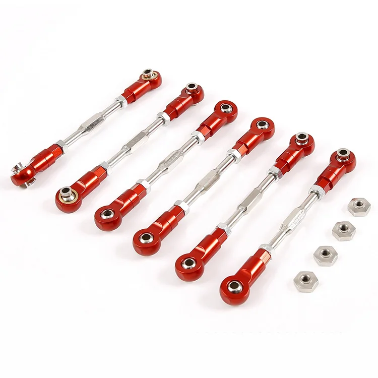 1Set 1/5 LT Gasoline Truck 87072 Linkage Tie Rod Metal Front Rear Upper Suspension Arm Steering Pushrod/Pull Rods for 1:5 RC Car
1Set 1/5 LT Gasoline Truck 87072 Linkage Tie Rod Metal Front Rear Upper Suspension Arm Steering Pushrod/Pull Rods for 1:5 RC Car