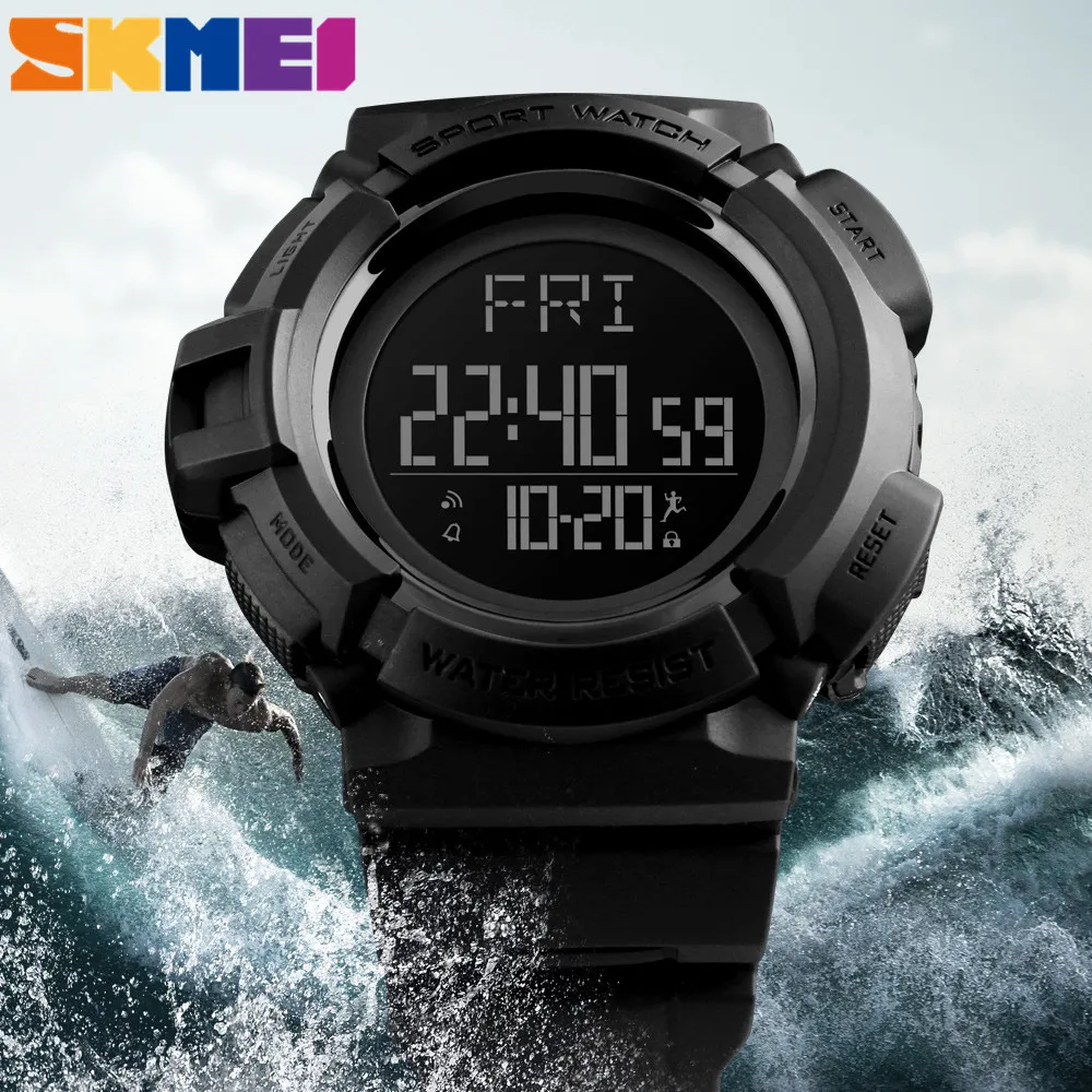 SKMEI Men Watches Sports Countdown Double Time Watch Chrono Alarm Digital Wristwatches Waterproof Clock Relogio Masculino New
SKMEI Men Watches Sports Countdown Double Time Watch Chrono Alarm Digital Wristwatches Waterproof Clock Relogio Masculino New