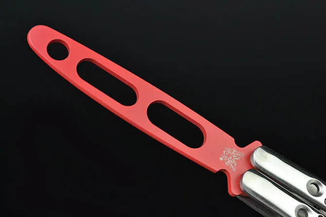 High-Quality Professional Butterfly Knife Toys Practice Silver Red Trainer Folding Knives Christmas Gift for boy child Outdoor
High-Quality Professional Butterfly Knife Toys Practice Silver Red Trainer Folding Knives Christmas Gift for boy child Outdoor