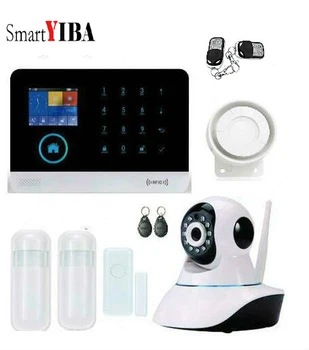 SmartYIBA 3G SIM WCDMA Alarmes APP Control Door Magnetic Sensor Pet Immune PIR Detector IP Camera for Home Security Alarm System
SmartYIBA 3G SIM WCDMA Alarmes APP Control Door Magnetic Sensor Pet Immune PIR Detector IP Camera for Home Security Alarm System