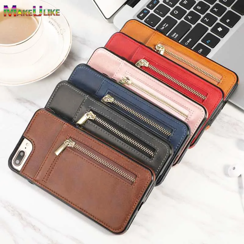 Zipper Back Case For iPhone 6 6S 7 8 Plus Cover PU Leather Luxury Card Slot Phone Bag Case For iPhone X XR XS Max Cover
Zipper Back Case For iPhone 6 6S 7 8 Plus Cover PU Leather Luxury Card Slot Phone Bag Case For iPhone X XR XS Max Cover