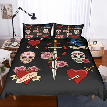 Yi chu xin 3d sugar skull bedding set king size quilt cover with pillowcase duvet cover Bedclothes Home textile
Yi chu xin 3d sugar skull bedding set king size quilt cover with pillowcase duvet cover Bedclothes Home textile