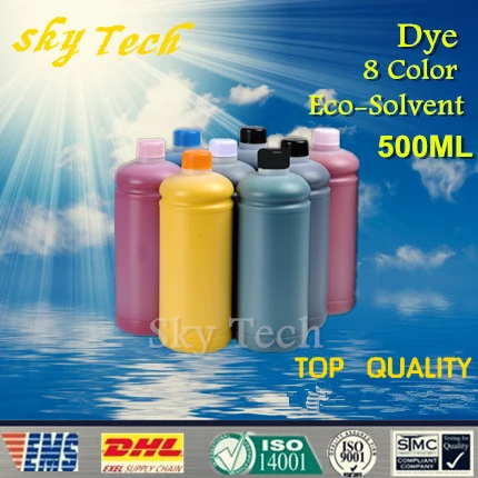 500ML*8 Dye Eco Solvent Ink suit for Epson 1800 printhead Printer , PBK MBK C M Y BLU RED GLO For Wood metal ceramic PVC etc
500ML*8 Dye Eco Solvent Ink suit for Epson 1800 printhead Printer , PBK MBK C M Y BLU RED GLO For Wood metal ceramic PVC etc