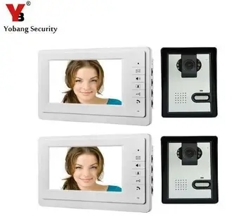 

Yobang Security Freeship 7" Color TFT LCD Video Door Phone Electric Door Release Doorbell System for Villa Interphone Doorphone