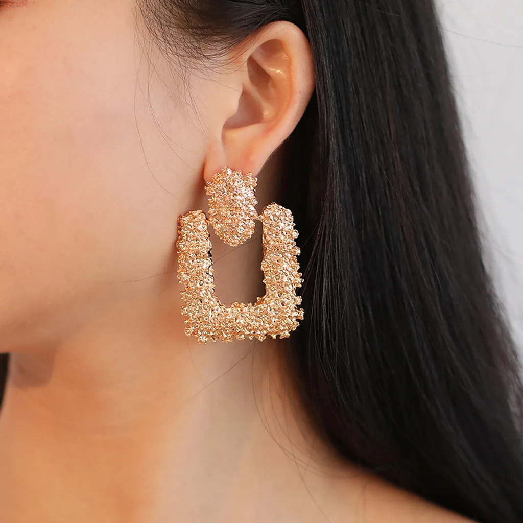 Korean Jewelry Personality Temperament Crystal Elegant Charm Boho Statement Big Geometric rectangle Drop Dangle Stud Earrings
Korean Jewelry Personality Temperament Crystal Elegant Charm Boho Statement Big Geometric rectangle Drop Dangle Stud Earrings