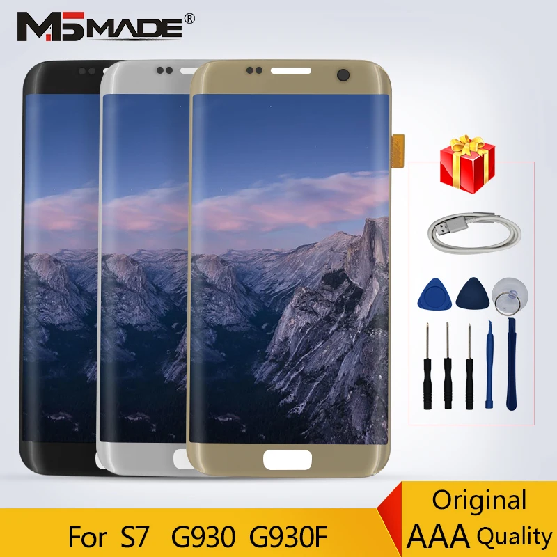 Original LCDs For Samsung Galaxy S7 G930A G930F SM-G930F LCD Display Touch Screen Digitizer Replacement Parts 100% Tested
Original LCDs For Samsung Galaxy S7 G930A G930F SM-G930F LCD Display Touch Screen Digitizer Replacement Parts 100% Tested