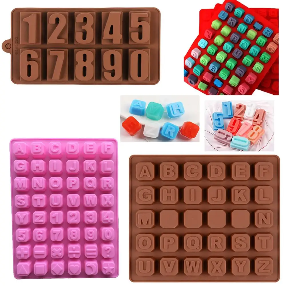 1Pc Letters Numbers Symbol Alphabet Silicone Chocolate Molds Handmade Diy Ice Lattice Mold Soap Mold Jelly Ice Molds Cake Mould
1Pc Letters Numbers Symbol Alphabet Silicone Chocolate Molds Handmade Diy Ice Lattice Mold Soap Mold Jelly Ice Molds Cake Mould