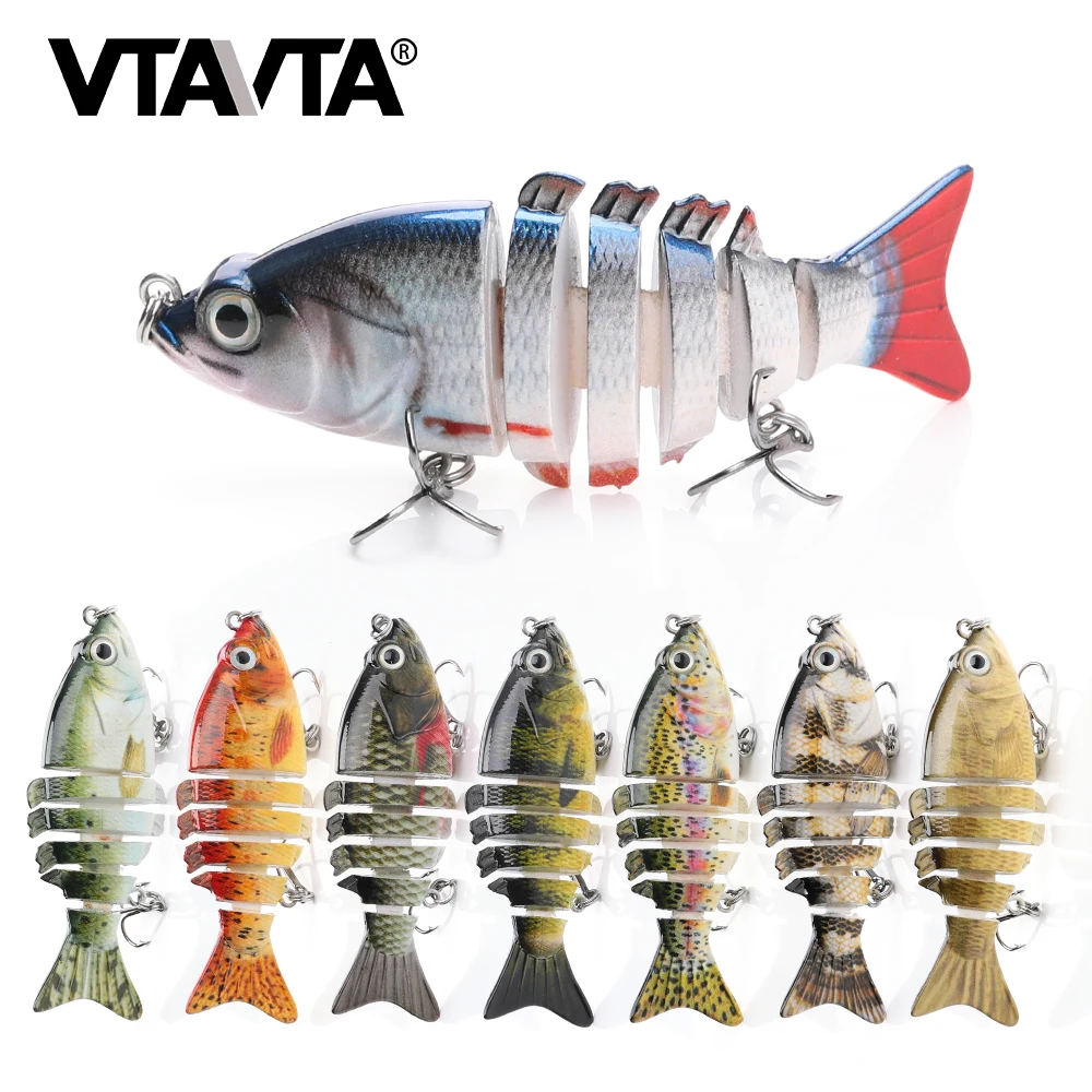 VTAVTA Multi Jointed Fishing Lure Swimbait Hard Bait 8.6cm 10.6g Lifelike Wobblers joint bait 6 Segments Crankbait Fishing Lure
VTAVTA Multi Jointed Fishing Lure Swimbait Hard Bait 8.6cm 10.6g Lifelike Wobblers joint bait 6 Segments Crankbait Fishing Lure