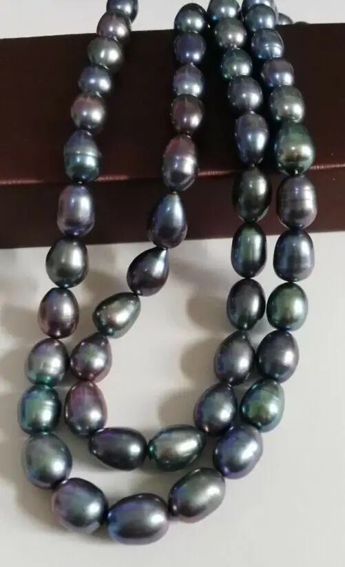 double strands rare 15-16 tahitian black red blue Pearl Necklace 18-19inch14K (9.13)
double strands rare 15-16 tahitian black red blue Pearl Necklace 18-19inch14K (9.13)