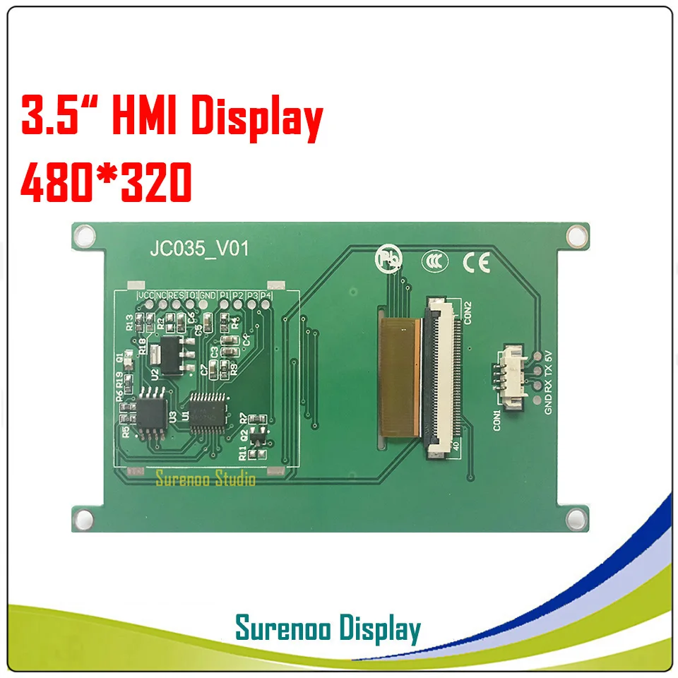 3 5 &quot480*320 HMI Интеллектуальный USART UART Smart серийный TFT ЖК модуль панель дисплея для