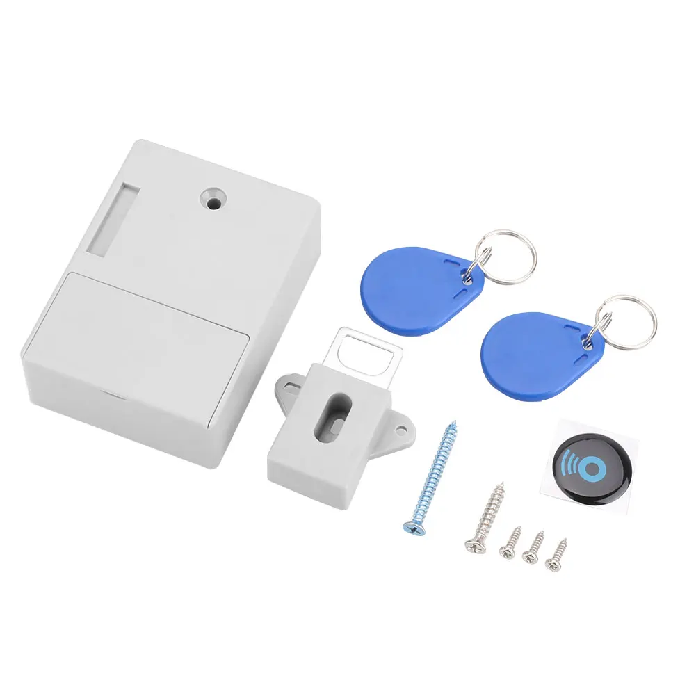 Smart Cabinet Lock Without Hole Cabinets Durable Invisible Lock RFID Business RFID Code Lock Anti Thief
Smart Cabinet Lock Without Hole Cabinets Durable Invisible Lock RFID Business RFID Code Lock Anti Thief