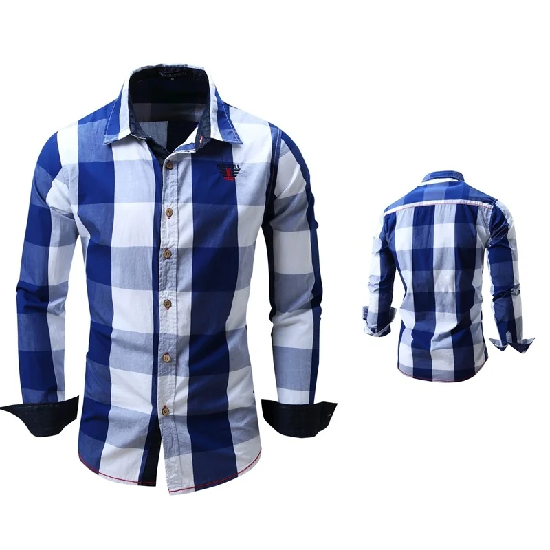 ZOGAA 2019 New Fashions Casual Men Long Sleeve Shirts Slim Fit Summer Dress Shirts Men Casual Cotton Daily Men Plaid Shirts
ZOGAA 2019 New Fashions Casual Men Long Sleeve Shirts Slim Fit Summer Dress Shirts Men Casual Cotton Daily Men Plaid Shirts