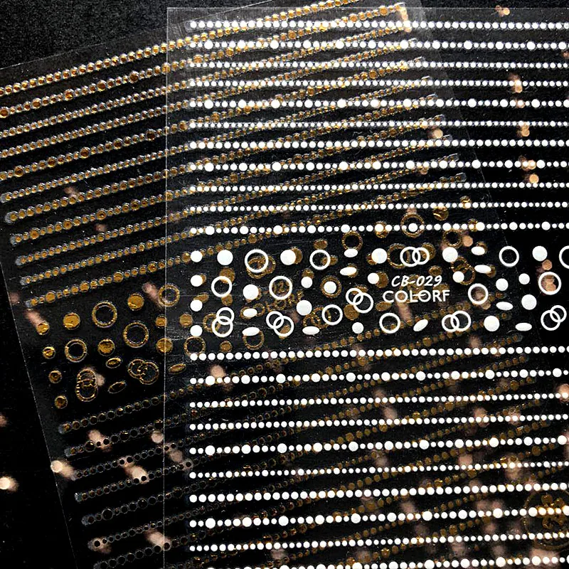 Newest CB-29 black color series special chain 3d nail art gold silver white black Template sticker decal MAGICO
Newest CB-29 black color series special chain 3d nail art gold silver white black Template sticker decal MAGICO