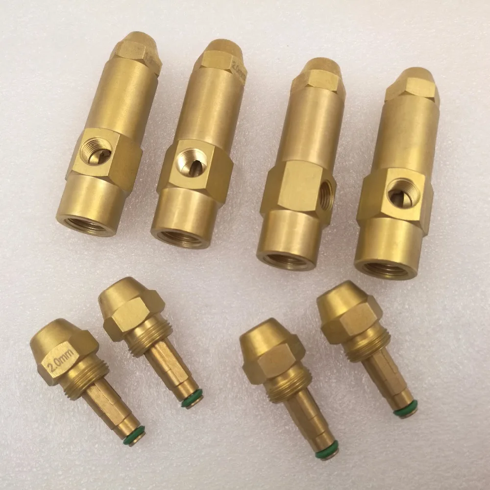 Brass Waste Oil Burner Nozzle, Air Atomizing Spray Jet, Siphon Fine Mist, Fuel Oil
Brass Waste Oil Burner Nozzle, Air Atomizing Spray Jet, Siphon Fine Mist, Fuel Oil
