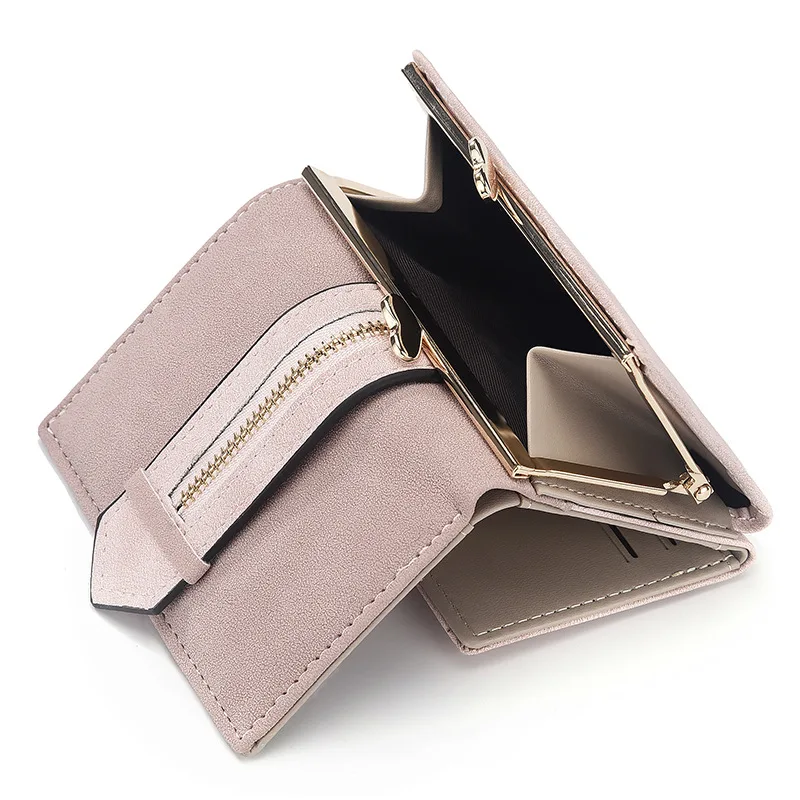 Short Wallets Casual Women Money Purses Female Vintage Small Wallet Card Holder PU Purse Lady Wallet billetera de mujer
Short Wallets Casual Women Money Purses Female Vintage Small Wallet Card Holder PU Purse Lady Wallet billetera de mujer