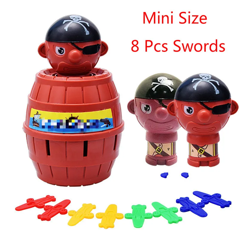 

Kids Funny Gadget Pirate Barrel Game Toys for Children Lucky Stab Pop Up Toy