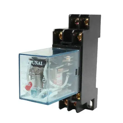 HH52P 220/240VAC катушка DPDT 8-контактное электромагнитное силовое реле w DYF08A Base
HH52P 220/240VAC катушка DPDT 8-контактное электромагнитное силовое реле w DYF08A Base