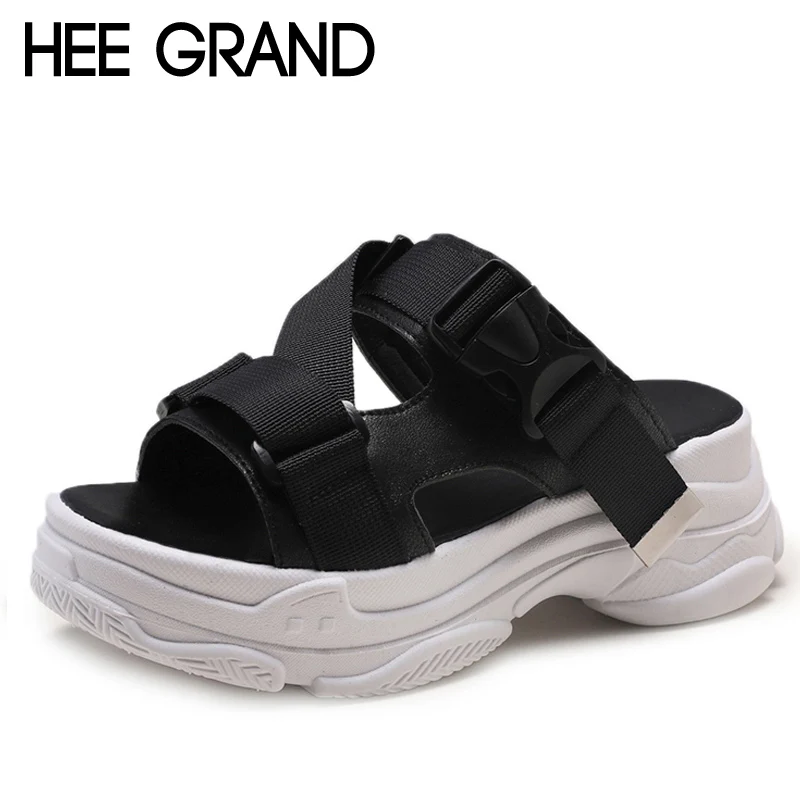 HEE GRAND 2019 New Summer Platform Slides Women Flat Sandals Slip On Slippers Solid Creepers Soft Flat Shoes Woman Flats XWZ5927
HEE GRAND 2019 New Summer Platform Slides Women Flat Sandals Slip On Slippers Solid Creepers Soft Flat Shoes Woman Flats XWZ5927
