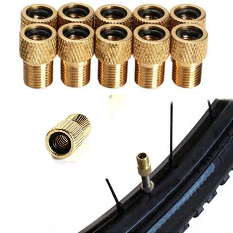 4Pcs Hot Copper Presta To Schrader Tube Pump Tool Converter Bike Tire Valve Adaptor Bike Conversion Mouth Bicycle Accessories
4Pcs Hot Copper Presta To Schrader Tube Pump Tool Converter Bike Tire Valve Adaptor Bike Conversion Mouth Bicycle Accessories