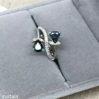 KJJEAXCMY fine jewelry S925 Pure silver inlay natural sapphire water drop micro-inlay lady ring zznja
KJJEAXCMY fine jewelry S925 Pure silver inlay natural sapphire water drop micro-inlay lady ring zznja