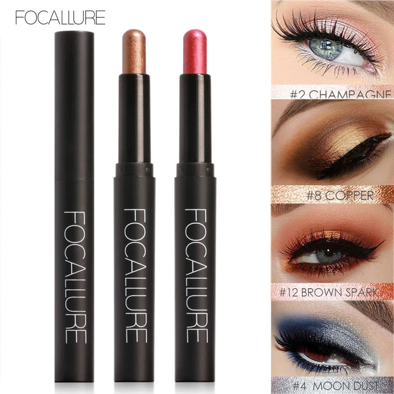 FOCALLURE Glitter Mermaid Eyeshadow Stick Waterproof Metallic Shimmer Eyeshadow Pen Eyes Makeup Eye Shadow & Liner Combination
FOCALLURE Glitter Mermaid Eyeshadow Stick Waterproof Metallic Shimmer Eyeshadow Pen Eyes Makeup Eye Shadow & Liner Combination