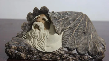 5 China pottery porcelain Lucky comfortable Old fisherman prostrate Rest Statue
5 China pottery porcelain Lucky comfortable Old fisherman prostrate Rest Statue