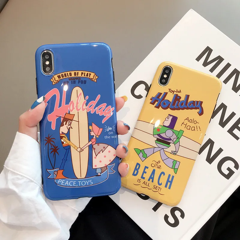 Marchcover Cartoon Toy story Cool Woody Super Buzz Lightyear case Soft TPU Glossy cover for iPhone 11pro X XS MAX XR 8 7 6s Plus
Marchcover Cartoon Toy story Cool Woody Super Buzz Lightyear case Soft TPU Glossy cover for iPhone 11pro X XS MAX XR 8 7 6s Plus