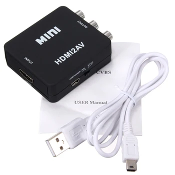 New Mini HDMI to RCA Composite Video Audio AV Adapter Converter Adapter 720P 1080P
New Mini HDMI to RCA Composite Video Audio AV Adapter Converter Adapter 720P 1080P