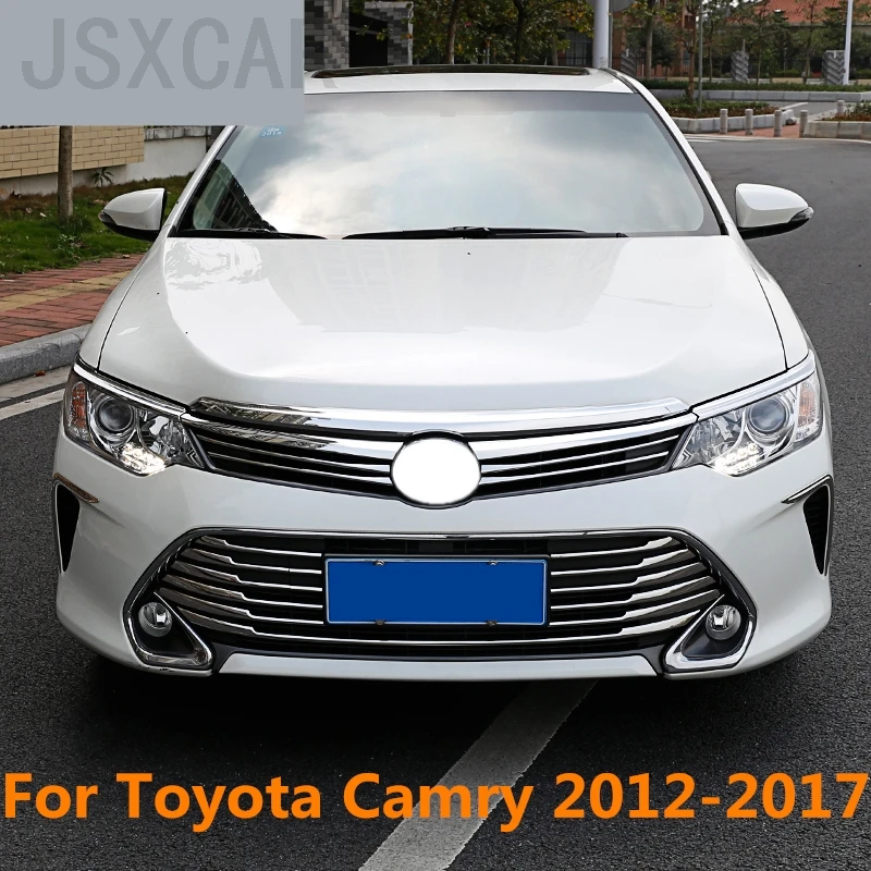 Bumper Air-inlet Grille Trims Front Grille Strip Center Racing Cover Exterior decoration Accessories For toyota camry 2012-2017
Bumper Air-inlet Grille Trims Front Grille Strip Center Racing Cover Exterior decoration Accessories For toyota camry 2012-2017