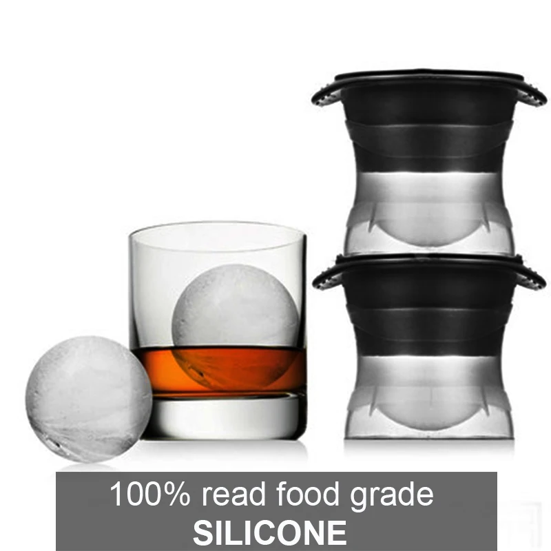 WALFOS 2 Piece Sphere Ice Molds Perfect Ice Ball Maker for Slow-melting Beverage Chillers 2.5 Inch Ball
WALFOS 2 Piece Sphere Ice Molds Perfect Ice Ball Maker for Slow-melting Beverage Chillers 2.5 Inch Ball