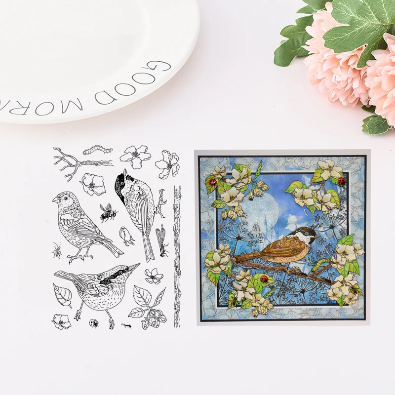 Plant / Animal / Plum / Bird Transparent Stamp Clear Stamps for DIY Scrapbooking Paper Cards Making Decorative Crafts Supplies
Plant / Animal / Plum / Bird Transparent Stamp Clear Stamps for DIY Scrapbooking Paper Cards Making Decorative Crafts Supplies