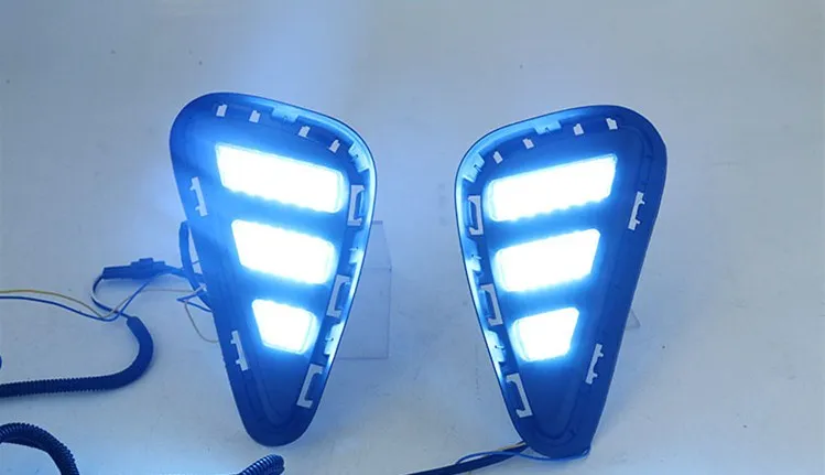 eOsuns led drl daytime running light for Kia forte 2018 with Dynamic moving yellow turn signal and blue night running light
eOsuns led drl daytime running light for Kia forte 2018 with Dynamic moving yellow turn signal and blue night running light