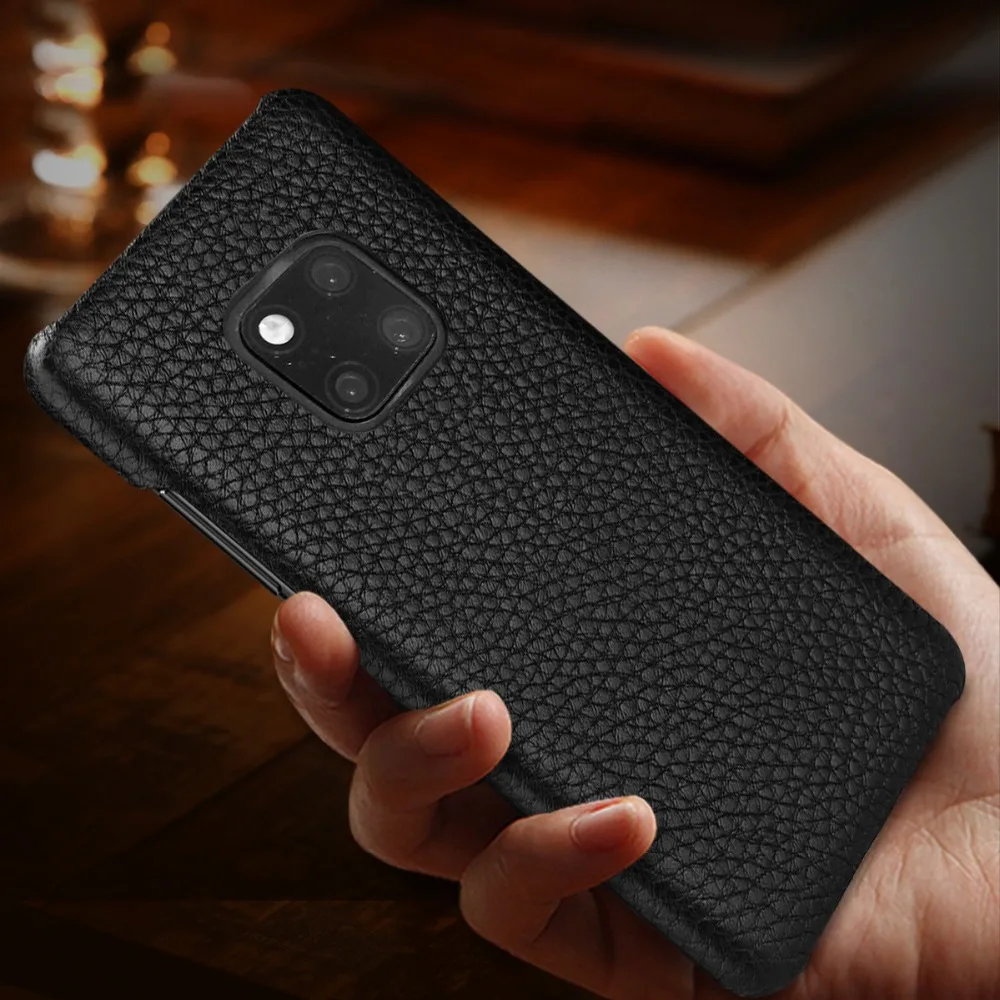Luxury Litchi Pattern 100% Genuine Leather Case for Huawei Mate 20 Pro Phone Cover Cases for Huawei P30 Lite P30 Mate 20 X Funda
Luxury Litchi Pattern 100% Genuine Leather Case for Huawei Mate 20 Pro Phone Cover Cases for Huawei P30 Lite P30 Mate 20 X Funda