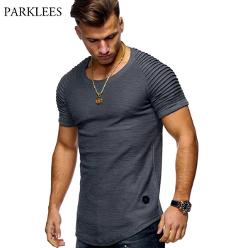 Ribbed T Shirt Men 2018 Summer Short Sleeve Mens Fold T-shirts Solid Color Tee Shirt Homme Casual Slim Fit Male Top Tees XXXL
Ribbed T Shirt Men 2018 Summer Short Sleeve Mens Fold T-shirts Solid Color Tee Shirt Homme Casual Slim Fit Male Top Tees XXXL