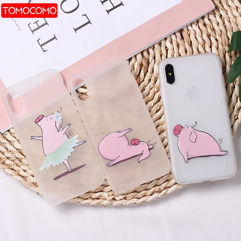 Funny Cartoon Pig Print Pattern Matte Phone Case For iphone X Case For iphone 6 6S 5 5s 7 8 plus Soft TPU Back Cover XS Max
Funny Cartoon Pig Print Pattern Matte Phone Case For iphone X Case For iphone 6 6S 5 5s 7 8 plus Soft TPU Back Cover XS Max