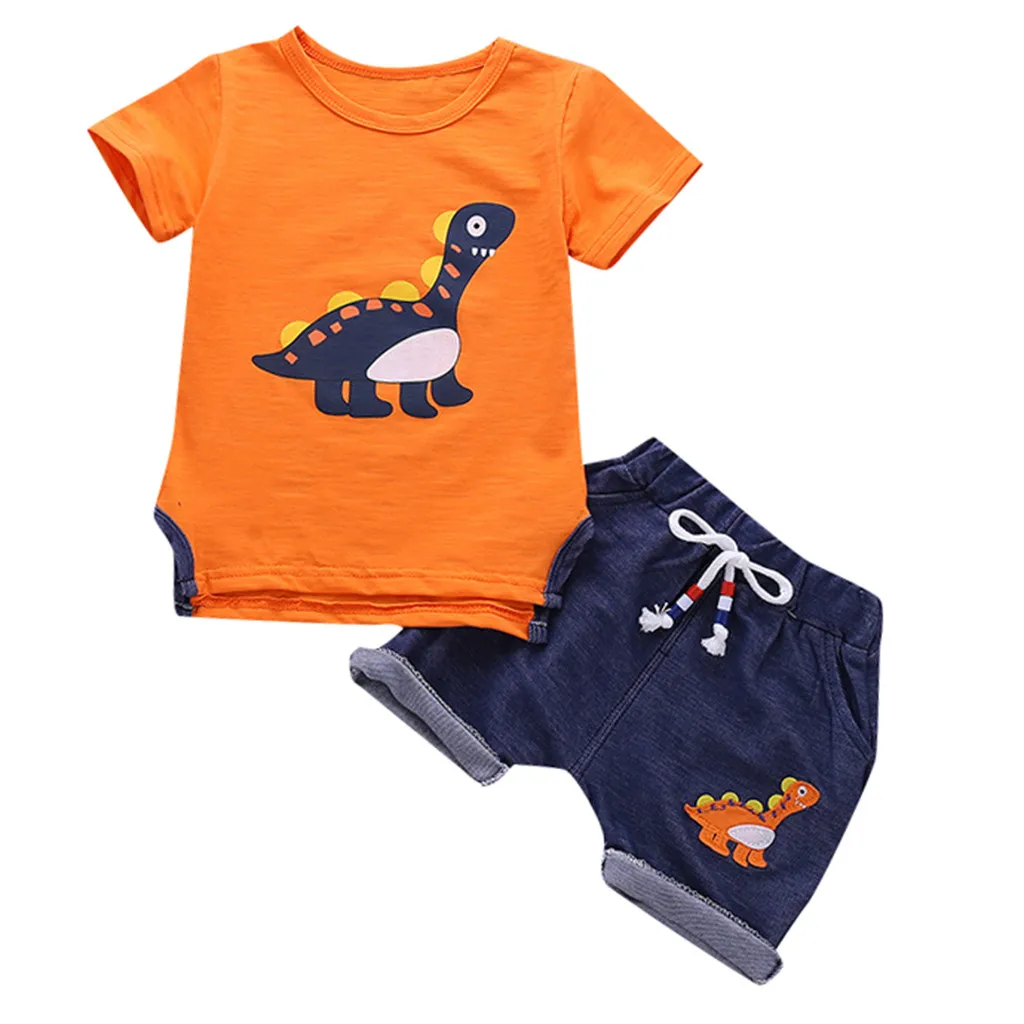 Baby Clothes Set Baby Boys Kids Short Sleeve Dinosaur Cartoon Tracksuit Sport Suits Clothes Sets Kids Top Shirts
Baby Clothes Set Baby Boys Kids Short Sleeve Dinosaur Cartoon Tracksuit Sport Suits Clothes Sets Kids Top Shirts