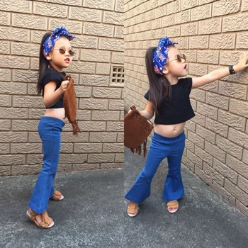 Wholesale 6PCS 2016 Spring Summer Fashion Gilrs Jeans Baby Girls Denim Flare Pants Children Pants 1-6Year
Wholesale 6PCS 2016 Spring Summer Fashion Gilrs Jeans Baby Girls Denim Flare Pants Children Pants 1-6Year