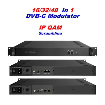 NDS3332 1024 IPQAM scramble modulator with Multiplexing and Scrambling dvb-c modulator to rf 32 in 1 IP QAM Modulator with mux 
NDS3332 1024 IPQAM scramble modulator with Multiplexing and Scrambling dvb-c modulator to rf 32 in 1 IP QAM Modulator with mux