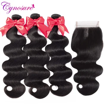 Cynosure Remy Human Hair Bundles with Closure Double Weft Brazilian Body Wave 3 Bundles with Closure
Cynosure Remy Human Hair Bundles with Closure Double Weft Brazilian Body Wave 3 Bundles with Closure