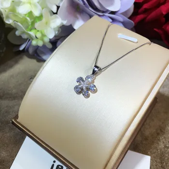 Fashion Designer Quality Zircon Floral Pendant Real 925 Sterling Silver Women Necklace Trendy Jewelry
Fashion Designer Quality Zircon Floral Pendant Real 925 Sterling Silver Women Necklace Trendy Jewelry