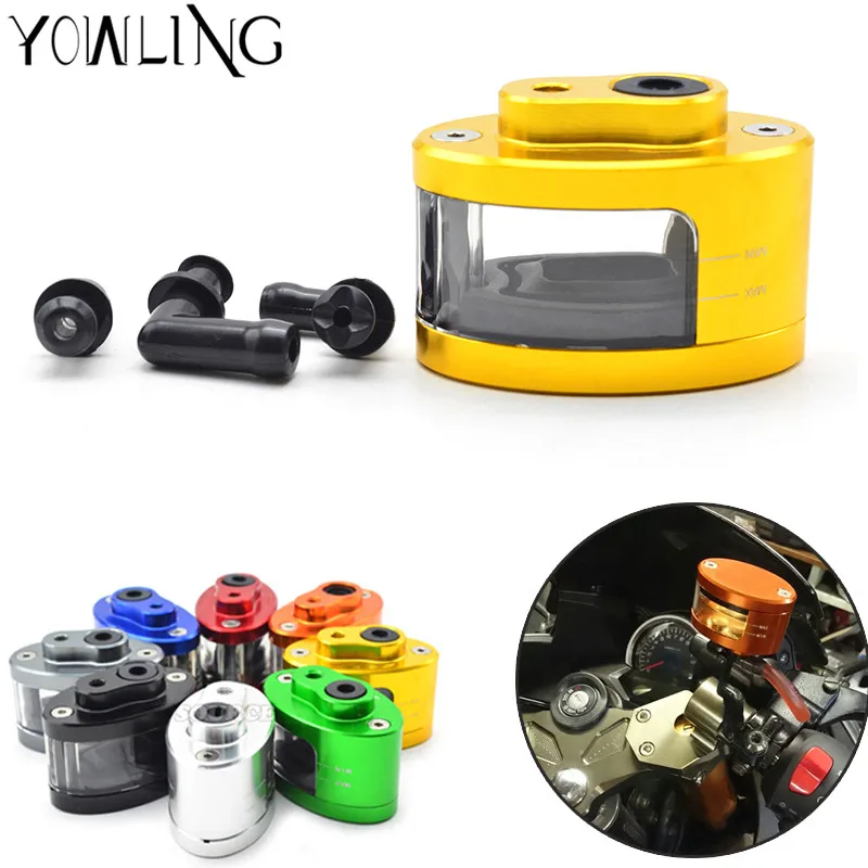 CNC Universal Motorcycle Brake Fluid Reservoir Oil Cup Front Brake Clutch for yamaha fz6 r6 fz1 r1 r25 xj6 xjr 1300 fz8 SJ6N R3
CNC Universal Motorcycle Brake Fluid Reservoir Oil Cup Front Brake Clutch for yamaha fz6 r6 fz1 r1 r25 xj6 xjr 1300 fz8 SJ6N R3