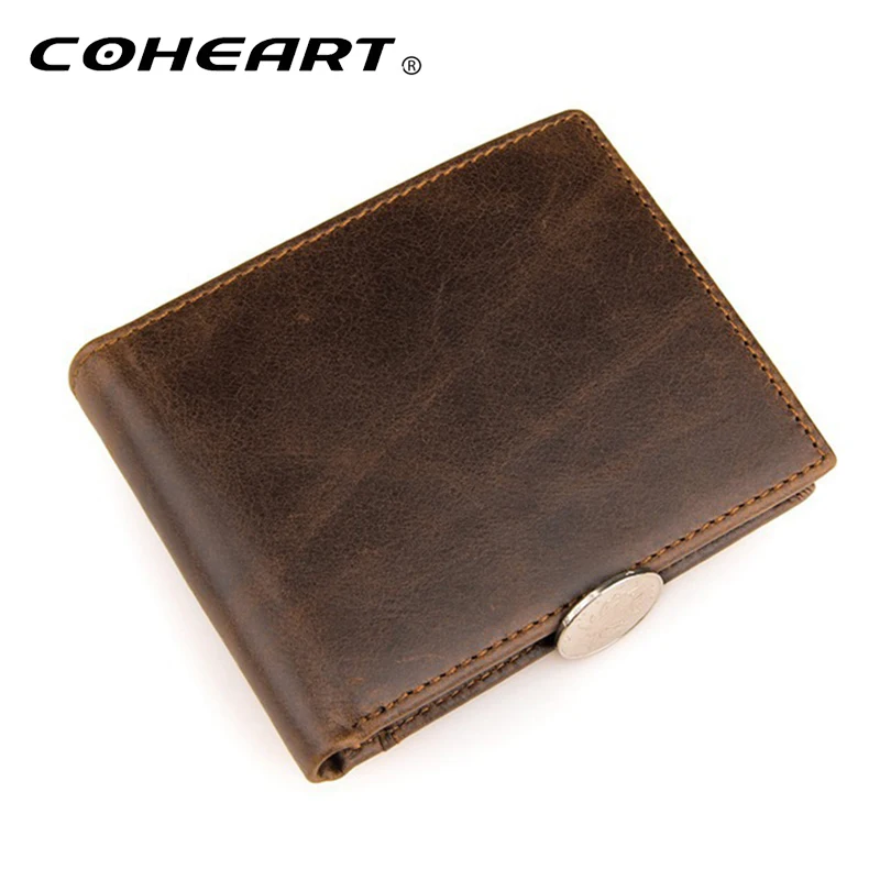 Crazy Horse Leather Wallet Men Vintage Purse genuine leather men wallets retro male purse small money bag Top quality Wallet !
Crazy Horse Leather Wallet Men Vintage Purse genuine leather men wallets retro male purse small money bag Top quality Wallet !