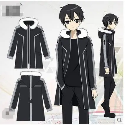 2019 Hot Anime sword art online Kirito cosplay coat/overcoat fleece cosplay Costume S-XL For Unisex free shipping
2019 Hot Anime sword art online Kirito cosplay coat/overcoat fleece cosplay Costume S-XL For Unisex free shipping