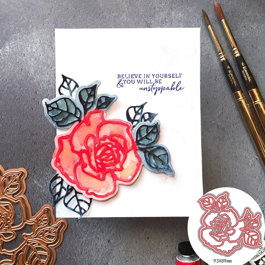 Charming Rose Flowers Pattern Metal Cutting Dies Stencil For Scrapbooking Embossing Gifts Card Handcrafts Model Decorative Tools
Charming Rose Flowers Pattern Metal Cutting Dies Stencil For Scrapbooking Embossing Gifts Card Handcrafts Model Decorative Tools